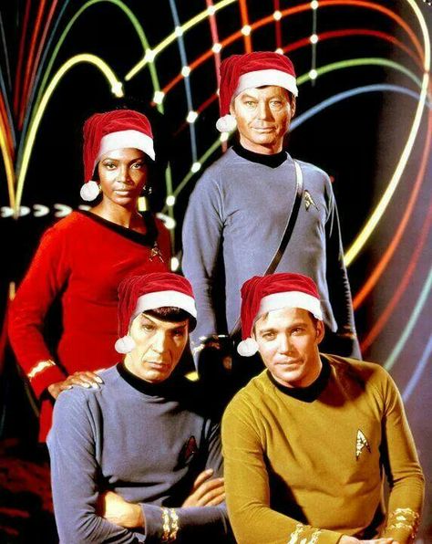 Star Trek Star Trek Christmas, Star Trek Spock, Spock, Star Trek, Captain Hat, Christmas Crafts, Holidays, Stars, Christmas