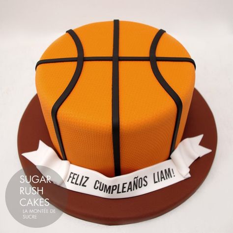 Cake Pop Recipes, Basketball Birthday Cake, Cake Basket, Fondant Tips, Pops Cake, Cake Ball, Basketball Cake, White Cake Recipe, Basketball Birthday