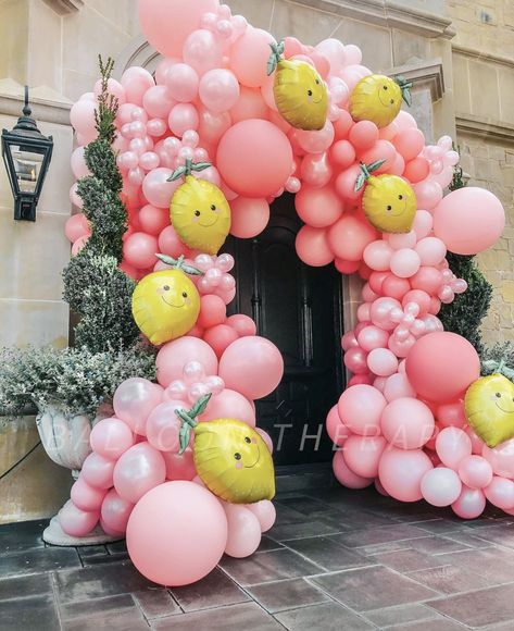 Pink Lemonade Baby Shower Centerpieces, Main Squeeze First Birthday, Lemon And Pink Baby Shower Theme, Pink Lemonade Baby Shower Theme, Pink Lemonade Birthday Party, Lemonade Baby Shower Theme, Sunshine Lemonade 1st Birthdays, Lem-one-ade Party, Pink Lemonade Baby Shower Ideas