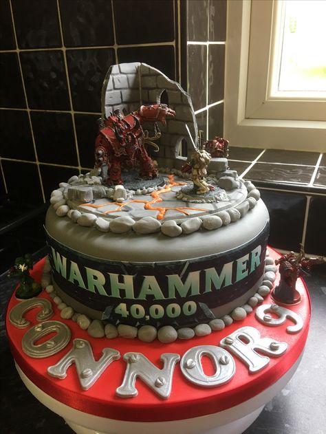 Warhammer 40k Birthday Cake Warhammer Bedroom Ideas, Warhammer Birthday Party, Warhammer 40k Birthday Party, Warhammer 40k Cake Ideas, Warhammer Cake Ideas, Warhammer Cake, Warhammer Birthday Cake, Metallica Birthday Cake, Tank Birthday Cake