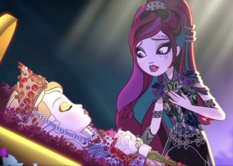 Apple White X Raven Queen, Apple X Raven, Apple White And Raven Queen, Apple White Ever After High, Cartoon Film, White Pfp, White Raven, Animation Characters, 2000s Cartoons