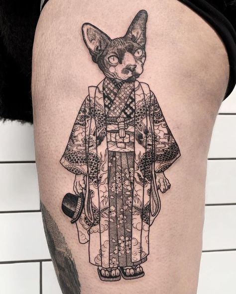 Suflanda (@suflanda) posted on Instagram • Sep 22, 2021 at 5:07pm UTC Scottish Tattoo, International Cat Day, Dot Work Tattoo, Scottish Highlands, Cat Tattoo, Cat Day, Skull Tattoo, Cats Of Instagram, Geometric Tattoo