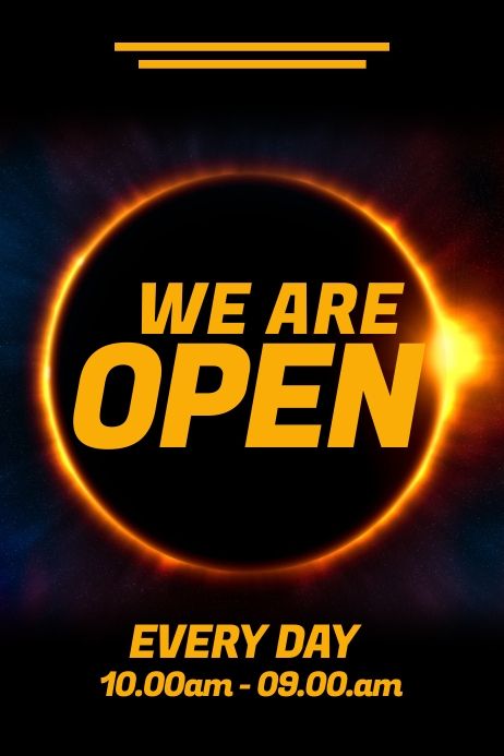 Now Open Poster Design, Free Poster Templates, We Are Open Sign, Free Food Delivery, Grocery Flyer, Open Business, Poster Template Free, Restaurant Delivery, Open Sign