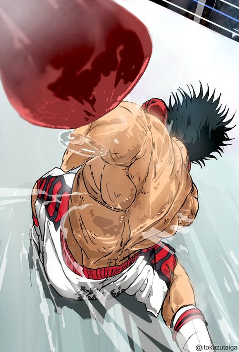 Gym Things, Box Manga, Hajime No Ippo, Boxing Posters, Arte Fantasy, Anime Character Drawing, 영감을 주는 캐릭터, Anime Artwork, Anime Background