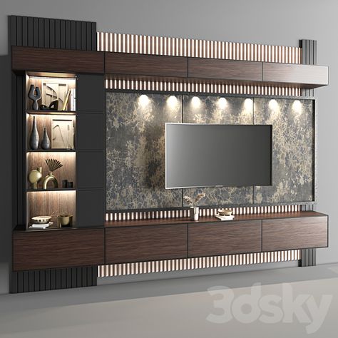 Tv Room Designs, Tv Unit Design Modern Living Luxury, Farmhouse Bedroom Wall Decor, Modern Bedroom Wall Decor, Modern Bedroom Wall, Tv Corner, Media Walls, Wall Decor Bohemian, Modern Tv Unit Designs