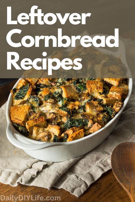 In this article, we’ve compiled 19 of the best leftover cornbread recipes that are sure to satisfy your taste buds (and everyone else at the table). Ideas For Leftover Cornbread, What To Make With Leftover Cornbread, Recipes With Leftover Cornbread, Recipes For Leftover Cornbread, Cornbread Leftovers Recipes, Recipes Using Cornbread, Cornbread Leftovers, Leftover Cornbread Recipes, Cornbread Corn Casserole