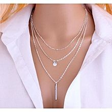 Buy Women's Pendants Products Online in Nigeria | Jumia Feather Pendant Necklace, Necklace Chain Types, Layered Choker Necklace, Bar Pendant Necklace, Layered Chokers, Feather Pendant, Geometric Necklace, Lariat Necklace, Beaded Choker