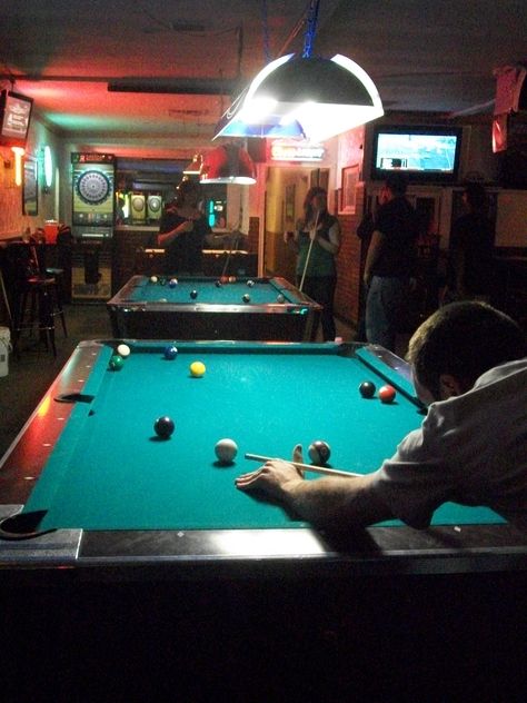 The pool hall, the only place the world seems to make sense. Billiard Room Design, Office Olympics, Billiards Bar, Cue Sports, Billiards Game, Content Social Media, Pool Hall, Bowling Gifts, Jesus Christ Painting