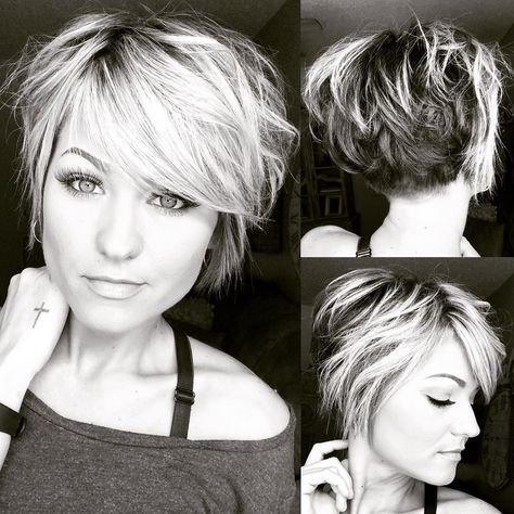 Kaci English on Instagram: “Let your hair be messy and your life be meaningful! 💋” Kaci English Hair, Short Layers Hairstyles, Layers Hairstyles, Short Layers, Mom Hairstyles, Haircut And Color, Cute Hairstyles For Short Hair, Pixie Bob, Short Hair With Layers