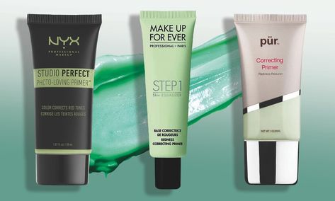 If Your Skin Is Prone To Rosacea Or Redness, These Color-Correcting Primers Can Help Best Color Corrector, Redness Corrector, Color Correcting Primer, Clear Skin Routine, Colour Corrector, Colour Correcting, Beauty App, Anti Redness, Skin Redness