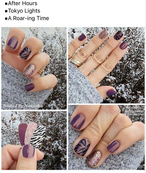 Color Street After Hours Combo, After Hours Color Street Combo, After Hours Color Street, Color Street Fall Combos 2024, Color Street Mixed Mani 2023, Color Street After Hours, Manicure Pedicure Ideas, Color Street Mixed Mani Ideas, Anytime Nails