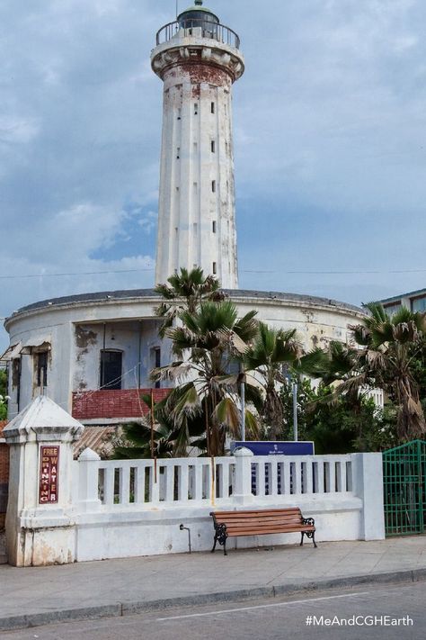 Built in 1836 by the French, the 'old lighthouse' is a cultural hotspot at Pondicherry. When it was built, the lighthouse used oil lamps and was seen from about 24 km away. This old lighthouse is now a heritage marvel reminiscent of the French colonial times. Join us on a walk-through time when you visit Palais de Mahe in Pondicherry. #MeAndCGHEarth #PalaisdeMahe #HeritageConservation #FrenchQuarter #Pondicherry #BoutiqueHotel #FrenchAtHeart #Puducherry #Hospitality #Travelgood #Colonialtown Old Lighthouse, Used Oil, Colonial Times, Travel India, French Colonial, Pondicherry, Colonial Architecture, The Lighthouse, French Quarter