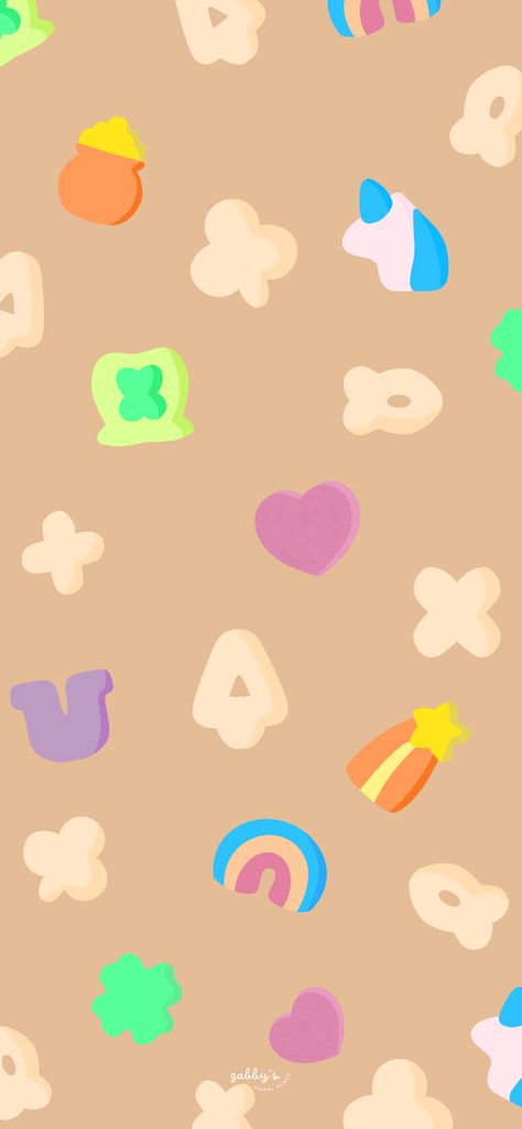 Lucky Charms Wallpapers | Gabby's Happy Place Lucky Charm Nail Art, Lucky Charms Good Luck Wallpaper, Lucky Charm Wallpaper, Lucky Charms Aesthetic, Lucky Charms Wallpaper, St Patricks Wallpaper, St Patrick's Day Wallpaper, Small Business Art, Irish Magic