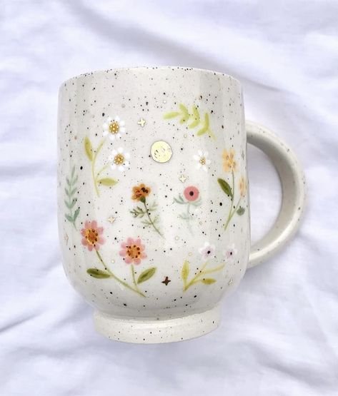 Butterfly Ranunculus, Poetry Painting, Mug Ideas, Ceramic Cafe, Diy Pottery Painting, Color Me Mine, Pottery Patterns, Website Sign Up, Pottery Painting Designs