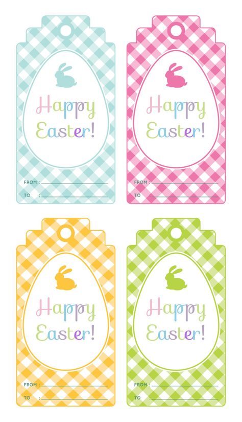 Happy Easter Printable Tags, Hoppy Easter Tags Free Printables, Happy Easter Labels Free Printable, Easter Treat Bag Tags Free Printables, Easter Labels Printable Free, Happy Easter Tags Free Printable, Free Easter Tags Printables, Easter Gift Tags Printable Free, Gift Tag Template Free Printable