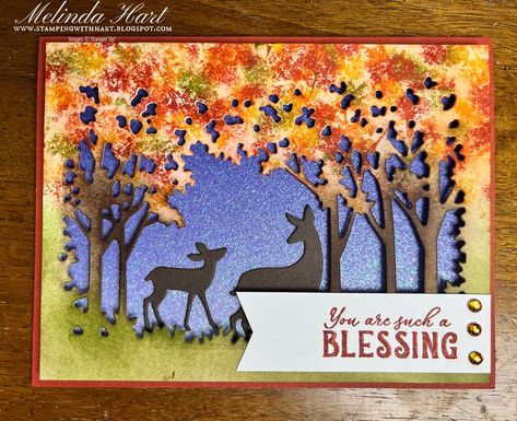 Baby Wipe, Nature Card, Tree Stamp, Cat Cards, Card Tutorial, Thanksgiving Cards, The Grove, Card Making Inspiration, Fall Cards