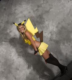 Pikachu Costume Women, Pikachu Costume, Power Rangers Cosplay, Pokemon Costumes, Diy Costumes Women, Girl Cosplay, Cute Pikachu, Jessica Nigri, Pokemon Cosplay