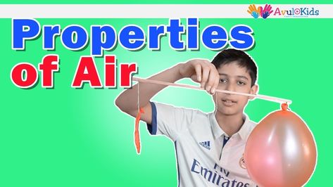 Properties of air explained with simple experiments-  1. Air has weight 2. Air exerts pressure 3. Air occupies space 4. Air doesn’t have definite shape 5. Air expands on heating and contracts on cooling Properties Of Air Experiments, Air Pressure Experiments, Air Activities, Science Boards, Physics Experiments, School Theme, Preschool Art Activities, Steam Room, School Themes