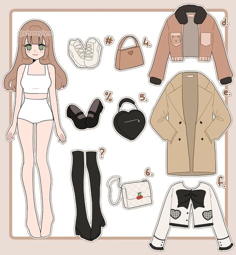 Build an outfit game!🐻 Pick one letter/number/symbol of each category and create your outfit! If you want to redraw the fit you created… | Instagram Paper Crafts Drawing, Games To Make With Paper, Build An Outfit Game, Diy Paper Games, How To Make Paper Dolls Diy, Cute Paper Dolls Printable, Pretty Love Quotes, Clothes For Paper Dolls, Paper Doll Drawing