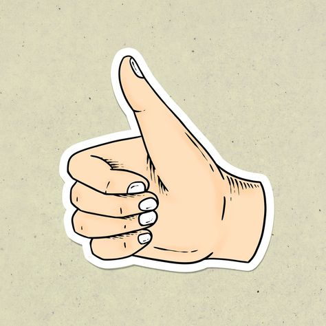 Ok Hand Sign Drawing, Thumbs Up Aesthetic, Hand Sign Drawing, Ok Hand Sign, Thumbs Up Icon, Sign Drawing, Drawing Sticker, Sticker Inspo, Hand Sign