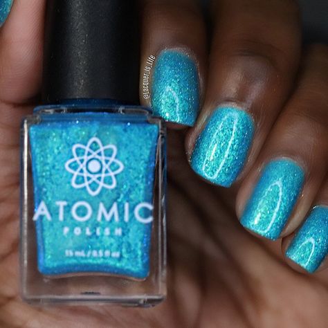 Valerie on Instagram: “*PR* @atomicpolishmn The Molecular Collection Release date: June 10, 11 am CST The molecular collection consists of 6 color-shifting…” Fingernail Polish Ideas, Fingernail Polish, Month Of June, Toenail Polish, Polish Ideas, Sodium Chloride, Green It, Show Lights, Beautiful Nail Designs