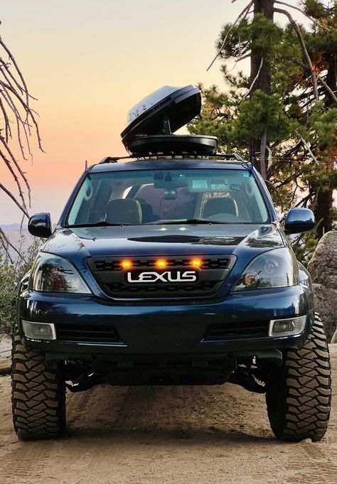 Lexus Gx470 Lifted, Off Road Vehicle Design, Gx460 Lifted, Gx470 Overland, Lexus 470, Lifted Suv, Lexus Suv, Lexus Gx 460, Prado 120