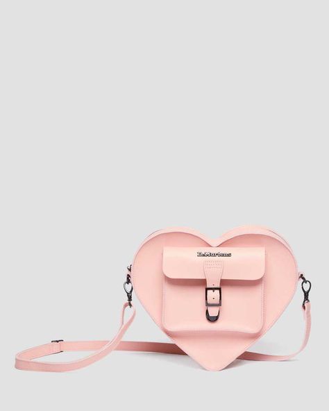 Shop Heart Shaped Kiev Leather Backpack at Dr. Martens. Free delivery on orders over £50 Dr Martens Heart Bag, Heart Shaped Bag, Leather Heart, Pretty Bags, Kiev, Dr. Martens, Enjoy Life, Smooth Leather, Leather Backpack