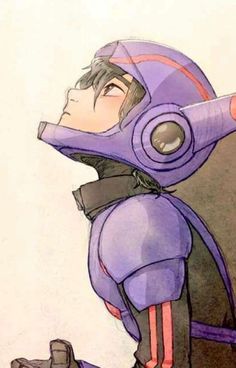 a0833c8a1817526ac555f8d67727caf6 Hiro Hamada, Hero 6, Big Hero 6, Big Hero, Purple, Disney