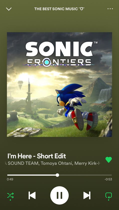 “I’m here reaching across these new frontiers” #sonicthehedgehog #sonic #spotify #songs #music #songlyrics #playlist #sonicfrontiers Sonic Songs, Sonic Random, Sonic Frontiers, Evil Doctor, Spotify Songs, Doctor Eggman, Sonic 2, Japanese Video Games, Sonic 3