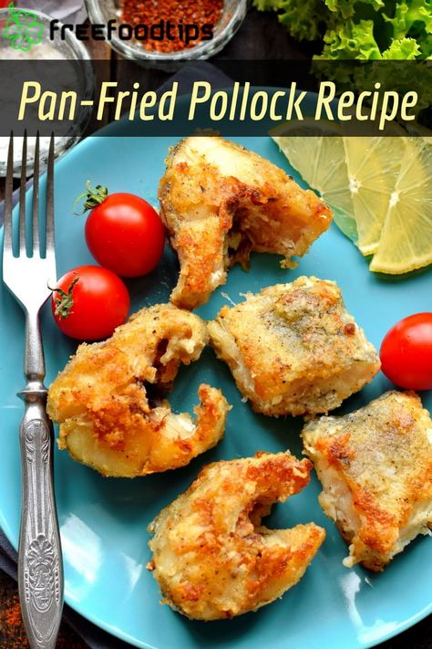 Pollack Fish Recipes, Pollock Recipes, Pollock Fish, Filet Recipes, Oven Fried Fish, Pollock Fish Recipes, Pan Fried Fish, Fried Cod, Country Fried