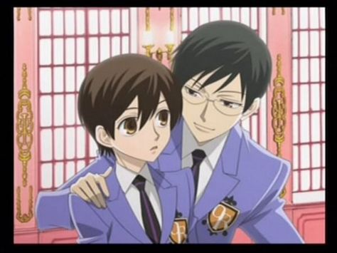 Haruhi Kyoya Haruhi X Kyoya, Kyoya And Haruhi, Hig School, Host Club Anime, 07 Ghost, Coffee Photo, Ouran Highschool, Ouran Host Club, Ds Games