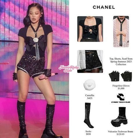 Jennie's Outfit, Jennie Style, Blackpink Outfit, Blackpink Outfits, Chic Winter Outfits, Concert Fashion, Kpop Style, Daily Dress, Blackpink Fashion