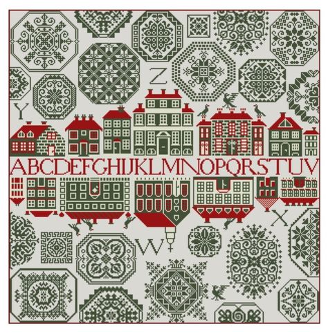 Gallery.ru / Photo #1 - Quakers 2 - BelleBlue Free Cross Stitch Charts, Embroidery Template, Embroidery Needles, Silk Yarn, Filet Crochet, Christmas Cross Stitch, Embroidery Kits, Needle And Thread, Fun Projects