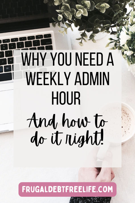 An admin hour can be a highly effective way to keep your home running smoothly and ensure that all important tasks are completed regularly. Here’s a guide on how to implement an admin hour for your home: Life Admin Day Checklist, Witchy Parenting, Paperwork Organization, Time Management Plan, Life Admin, Ocd Organization, Paying Off Debt, Work From Home Tips, Planner Printables Free