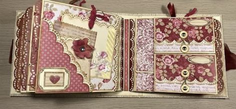 Diy Mini Album Tutorial, Mini Book Tutorial, Notebook Making, Scrapbook Albums Tutorial, Interactive Journal, Diy Journals, Diy Mini Album, Handmade Journals Diy, Scrapbooking Journal