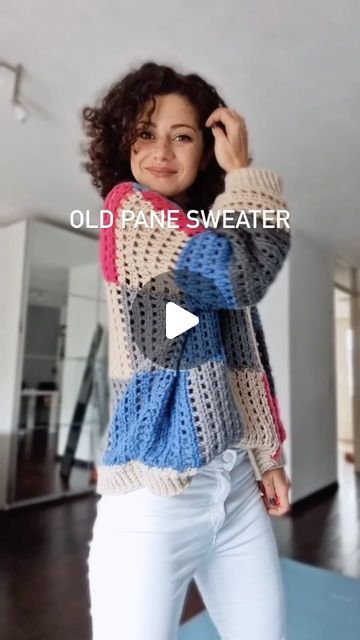 Catalina Ungureanu on Instagram: "Old Pane Sweater vs. New Pane Sweater! Which one speaks to your soul? Personally, I’m all about the vibrant colors in the second one! 🎨💕 Dive into the world of modern crochet with these trendy designs and let me know your fave in the comments below! #CrochetLove #ColorfulCrochet #ModernCrochet #DIYFashion ✨🧶" Modern Crochet, Trendy Designs, Your Soul, Diy Fashion, Let Me Know, Two By Two, Vibrant Colors, Let Me, Crochet