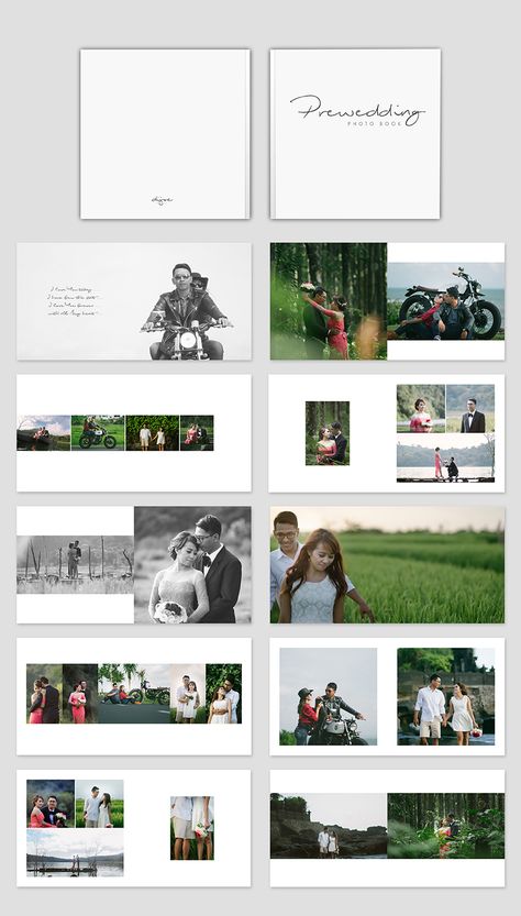 Wedding Photos Album Design, Wedding Photo Book Layout Design, Wedding Photo Layout, Wedding Book Design, Wedding Photo Album Ideas, Photo Album Design Layout, Pre Wedding Album Design, Wedding Photo Book Layout, Photo Book Layout