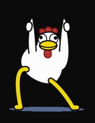 Chicken Dance Gif, Dance Emoji, Dancing Animated, Friday Dance, Dance Happy, Chicken Dance, Animiertes Gif, Dance Memes, Dance Gif