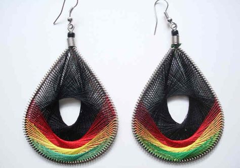 rasta Rasta Jewelry, Peruvian Earrings, Reggae Fashion, Reggae Concert, Rasta Girl, Rasta Earrings, Rasta Clothes, Reggae Style, Peacock Earrings