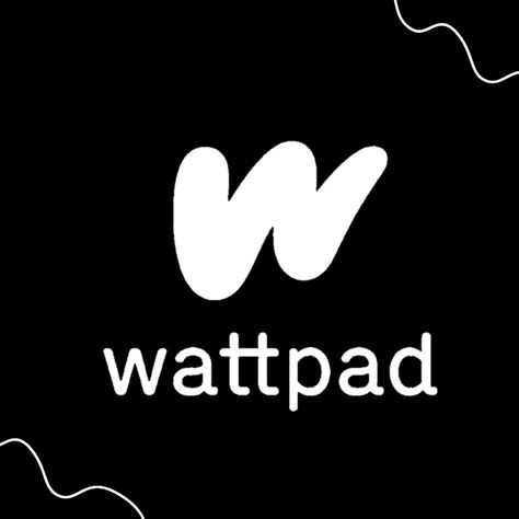 Wattpad Icon Black, Black White Homescreen, Wattpad Icon Logo, White Homescreen, Wattpad Icon, Wattpad App, Phone Aesthetic, Icon Icon, Vimeo Logo