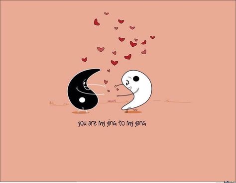 Ying Yang Quotes, Soulmate Funny, Yin Yang Meaning, Tattoos Infinity, Yin Yang Art, Tattoos Mandala, Funny Relationship Memes, Tattoos Geometric, Twin Souls