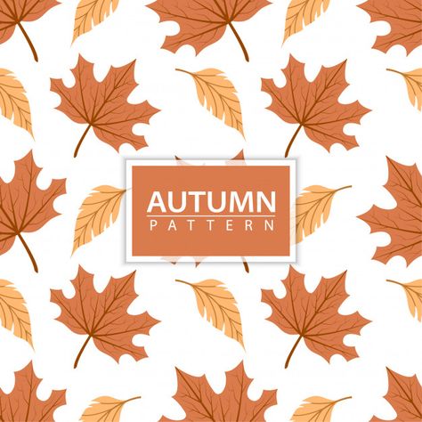 Autumn leaves seamless pattern Premium Vector Autumn Seamless Pattern, Leaves Seamless Pattern, Seamless Pattern, Autumn Leaves, Premium Vector, Seamless Patterns, Graphic Resources, Pattern, Art