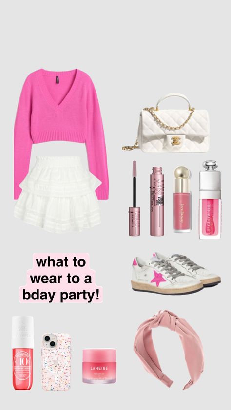 Preppy Birthday Outfit, Preppy Party Outfit, Preppy Outfits For School, Birthday Party Outfit, Preppy Party, Preppy Vibes, Preppy Inspiration, Slay Outfits, Cute Birthday Ideas