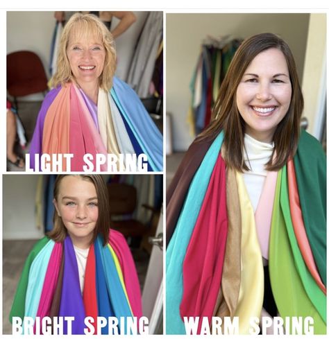 Bright Spring Colour Palette Outfits, Spring Color Analysis Wardrobe, Spring Color Theory, Hoc Spring Color Outfits, Warm Spring Outfits Color Palettes, True Spring Celebrities, Spring Skin Tone, Bright Spring Color Palette, Bright Spring Clothes