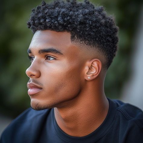 "Temple fade with line-up Black men haircut" Black Man Haircut Fade With Lines, Black Man Blonde Hair, Mid Taper Fade Haircut Black Men, Temp Fade Black Men, Men Skin Fade, Low Taper Fade Haircut Black, Drop Fade Haircut Black Men, Haircut For Black Men, Line Up Haircut