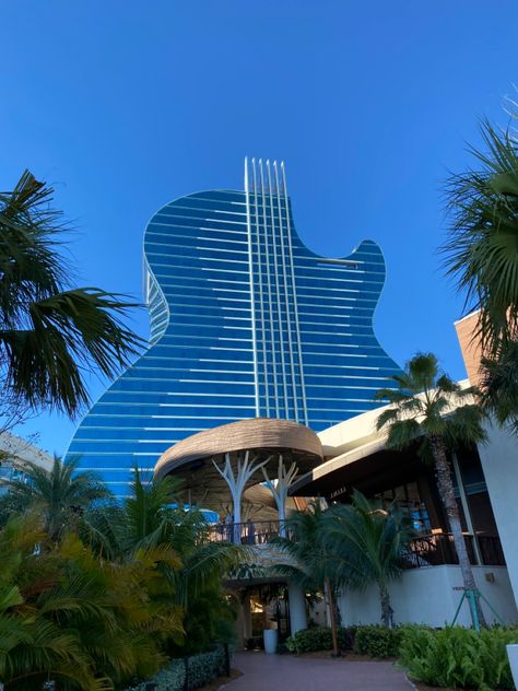 #hardrock #casino #florida Hollywood Fl, Hard Rock Hotel, Fort Lauderdale, Hard Rock, Pool Float, Skyscraper, Float, Casino, Multi Story Building