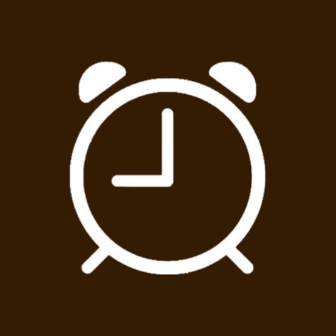 Brown Clock Icon, Brown Calendar Icon, Dark Academia App Icons, Basic Background, Shortcut Icon, Clock Icon, Aesthetic Dark Academia, Apple Icon, Iphone Home Screen Layout