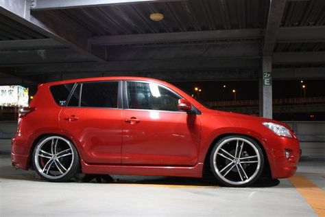 lowered+toyota | can anyone tell me if this is lower than your standard 1"-1.5" drop ... Lowered Rav4, 22 Wheels, Mitsubishi Lancer, Toyota Rav4, Custom Cars, Project Ideas, Car Door, Tell Me, Dream Cars