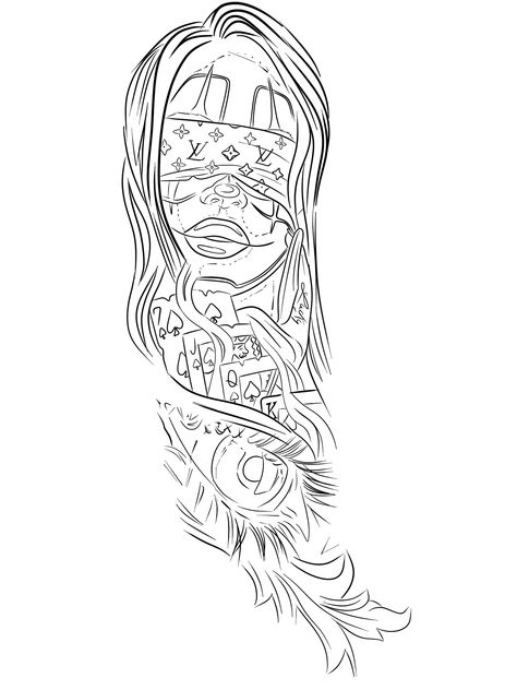 Forearm Tattoo Girl, Skull Girl Tattoo, Cool Tattoo Drawings, Tattoo Female, Money Tattoo, Tattoo Zeichnungen, Chicano Art Tattoos, E Tattoo, Tattoo Design Book