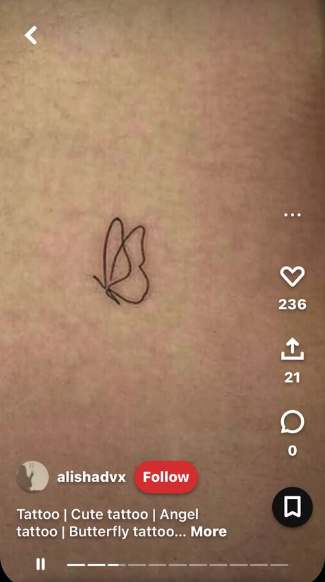 Angel Butterfly Tattoo, Butterfly Tattoo For Lost Loved One, Tattoo For Lost Baby, Miscarried Baby Tattoo, Lost Baby Tattoo, Birth Flower Tattoos, Dainty Tattoos, Butterfly Baby, Baby Tattoos